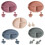 (Dr) 3Pcs/set Bpa Free Baby Silicone Tableware Solid Color Dinner Plate Training Fork And Spoon For Children 97bc 2