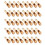 Wooden spoons, 40-piece set, approximately 2.47.8cm, suitable for babies 1