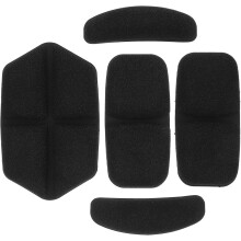 Kit di 5 imbottiture per casco da moto, morbide e traspiranti, inserti di ricambio e protezione.