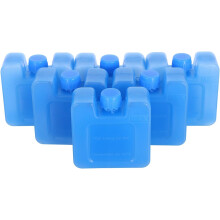 Pacotes de gelo refrigerados de 6pcs para ventilador de refrigerador de ar, blocos de refrigeração de gelo doméstico reutilizáveis