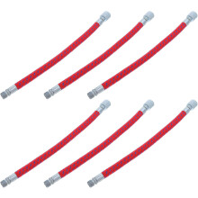 6Pcs Bike Pump Hose Extension – Flexible Bicycle Air Pump Adapter