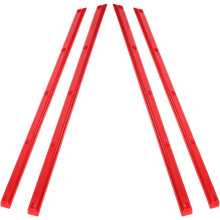 4 Stück rote Skateboard-Deck-Rails-Schutzrippenleisten für Longboards
