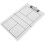 Pickleball coaching klembord/whiteboard voor coaches 1