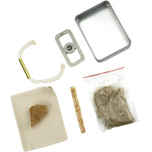Kit de corda de algodão de arranque de fogo para acampamento, conjunto de corda de fogo de ignição rápida, equipamento de sobrevivência