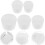 5pcs Solid Rubber Test Tube Stoppers Test Tube Plugs for Sealing for Laboratory Science Experiments 8