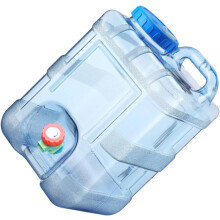 Camping-Wasserbehälter 10 l, tragbarer Wasserkanister mit Deckel, auslaufsicher, robust, für den Außenbereich