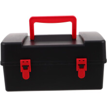 Aufbewahrungsbox mit Deckel und Griff, Kunststoff-Organizer-Etui für Jungen und Mädchen