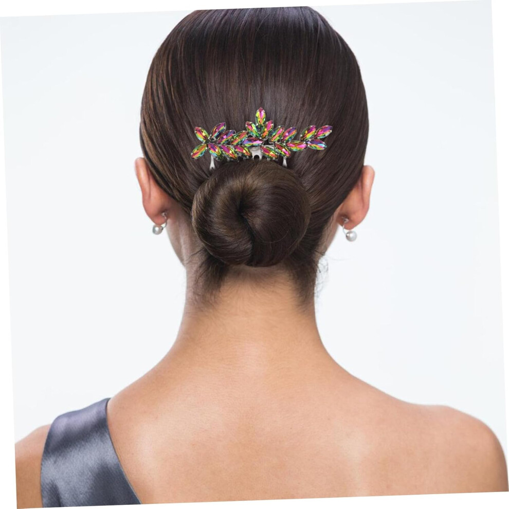 Hkhbjs 2Pcs Rhinestone Bridal Hair Combs Elegant Side Wedding Headpiece