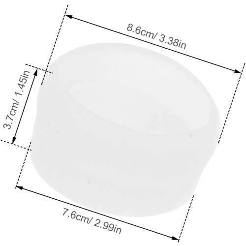 3Pcs Silicone Mold Resin for Candle Holders, Irregular Bubble Shape Epoxy Resin Molds 1