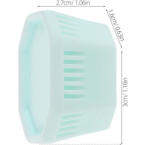 4Pcs Sky-Blue Badminton Racket Handle End Caps com Pins e Pickleball Paddle Grip Covers 1