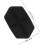 5pcs Motorcycle Helmet Padding Kit Soft Breathable Helmet Pads Replacement Inserts and Protection 2