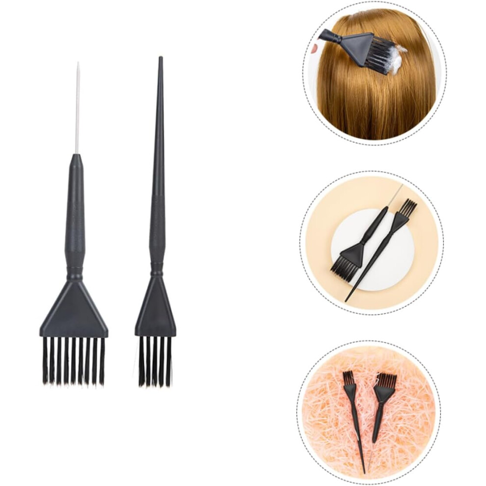 Hkhbjs 2Pcs Hair Dye Applicator Brushes For Easy Hair Coloring Professional Mixing And Application Tool