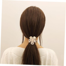 unidades de diademas punk de moda, puños metálicos elásticos para coletas, ideales para sujetar el pelo a diario.