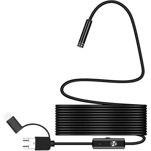 Εύκολη επιθεώρηση, ενδοσκόπιο Android USB Type-C 3 σε 1, εξαιρετικά λεπτή διάμετρος για 1