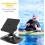 Supporto regolabile in nylon per ecoscandaglio con base per gommoni e kayak 6