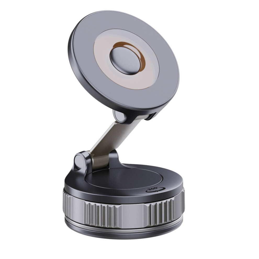 Vacuum Magnetic Phone Holder For Car, Suction Mount With 120 Lb Strong Hold, 2800 Gf Magnetic Grip, 360 Degree Adjustabl 9050643569236