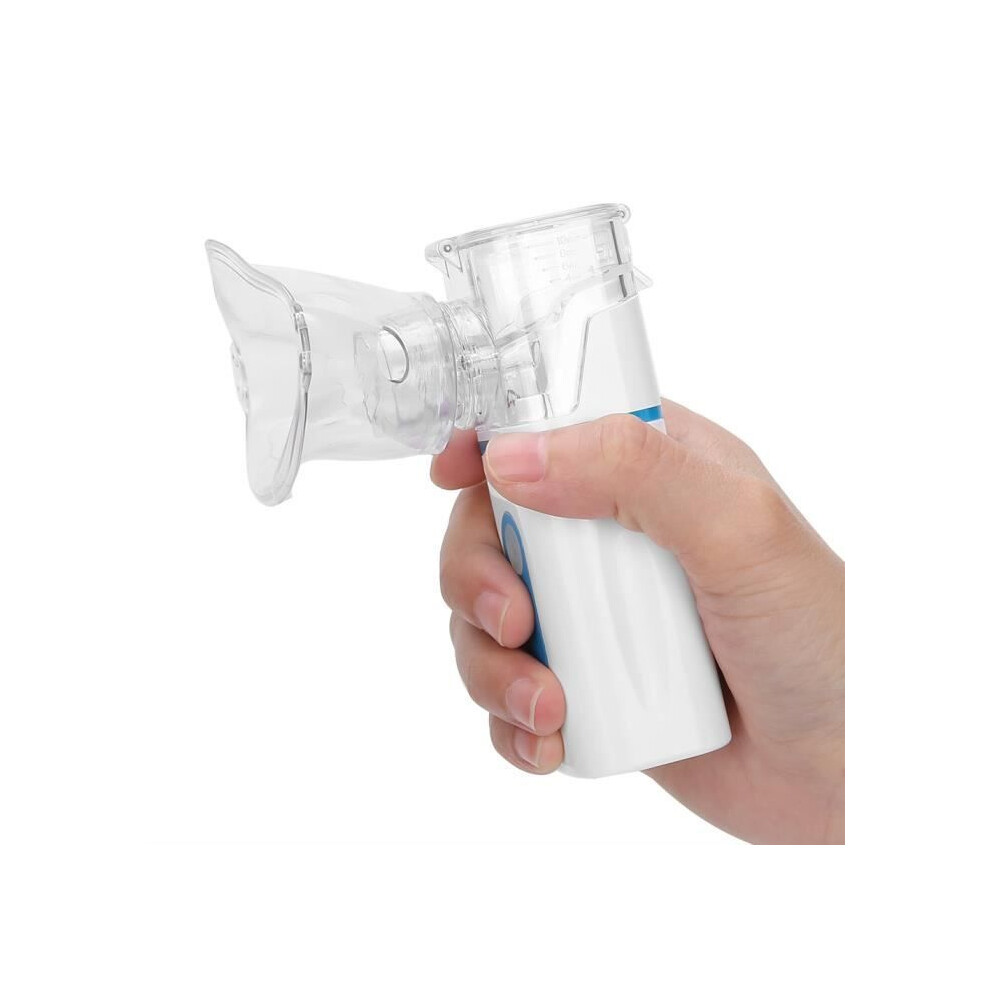 Portable Ultrasonic Nebulizer, 2-Speed Atomizer for Children, Quiet Handheld Respiratory Relief Device
