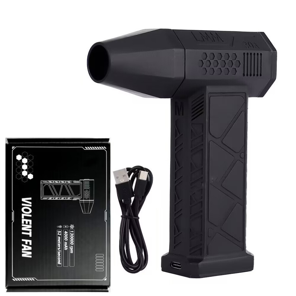 Electric Air Duster, 130000Rpm Cordless Air Blower With 3 Adjustable Speeds, Portable Handheld Turbo Fan For Powerful Cl 9050643573080