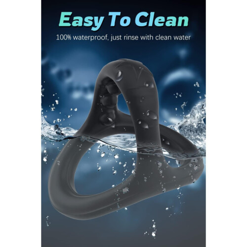 Triangle Penis Ring for Men, Delay Ejaculation, Erection Support, Adjustable Silicone, Comfortable Fit 1