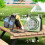 Rechargeable Solar Panel Fan with Double Doors, 13-Hour Runtime, Quiet Operation for Camping Outdoors 2