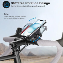 Universele verstelbare fietstelefoonhouder, compatibel met iPhone 15/14/13/12 Pro Max en Samsung Galaxy S23/S22 Ultra, S
