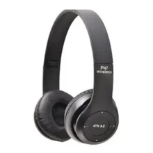 Auriculares Bluetooth P47, cancelación activa de ruido, sonido estéreo HiFi, plegables, portátiles para viajes y uso diario.