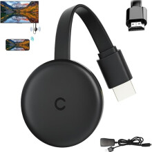 Trådløs HDMI-streamingstick til Smart TV, Wi-Fi-skærmunderstøttelse af Netflix og YouTube, kompakt medieadapter