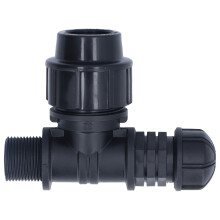 Druppelirrigatieslangadapter, herbruikbare verbindingsstukken voor Rain Bird, Orbit, Dig, Toro, 1/2 of 5/8 inch slang, G1, buitendraad, waterdichte