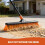 17.7" Outdoor Broom Cleaning Brush Sweeper Handle 5
