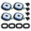 USB Rechargeable LED Hat Lights, 4-Pack, Adjustable Brightness with Strong, Medium and Low Modes 1