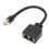 RJ45 Ethernet Splitter Adapter Cable, 1 to 2 Ports, Stable Network Connection, Durable Design 4