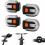 4-Piece Bicycle Turn Signal Set with Alarm, Remote Control, Waterproof Rear Light, Flashing Function 1