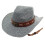 Elegant Band Straw Victorian Hat With Adjustable-Navy blue M 1