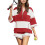 Breathable Polyester Activewear Set For Women Short-Red M 1