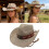 Summer Band Decorated Victorian Hat Adjustable Tie-brown M 3