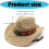 Summer Band Decorated Victorian Hat Adjustable Tie-brown M 4