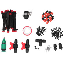 Sistema de aspersores ajustables para kit de riego de jardín con sistema de riego por goteo, plástico resistente a los rayos UV que ahorra agua,