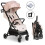 My Babiie MBX6 Auto-Fold Compact Stroller - Pink Leopard 1