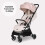 My Babiie MBX6 Auto-Fold Compact Stroller - Pink Leopard 3