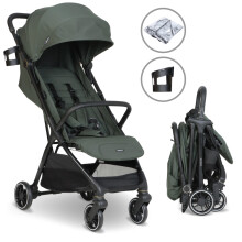 MBX6 Auto-Fold Compact Stroller - Forest Green