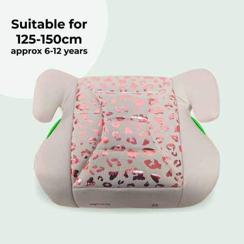 My Babiie MBCSB10 Booster Lite R129 Car Seat - Pink Leopard 1