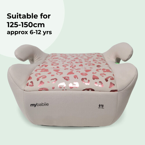 My Babiie MBCSB20 Booster Car Seat ISOFIX - Pink Leopard 1