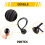 Ευέλικτα κορδόνια bungee με μπάλα, ελαστικό κορδόνι 8,25" για δέσιμο με μουσαμά, 3