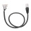 2 Stück XLR Pass-Through Kabel Typ D, 0,6 m, Silber 14