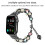 Χειροποίητο γυναικείο λουράκι iWatch, μπρασελέ με χάντρες boho και vintage western design, 5