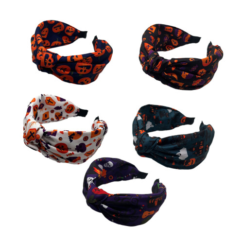 Halloween Headbands Set Ghost Design 5 Pieces