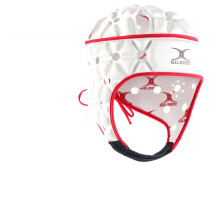 Rugbyhelm - GILBERT - AIR - Weiß/Rot - Größe M
