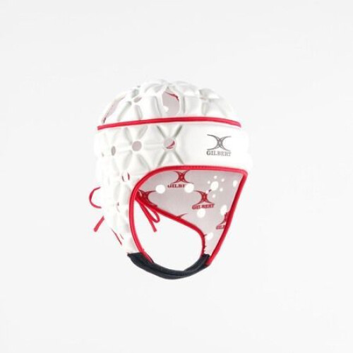 Rugbyhelm - GILBERT - AIR - Weiß/Rot - Größe XL 1