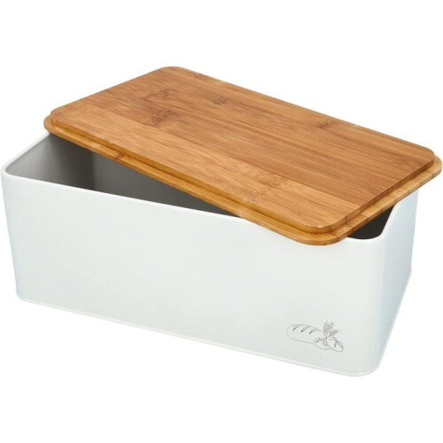 Bread Box - BIRKMANN - With lid - 33 x 18 x 13 cm - Bamboo