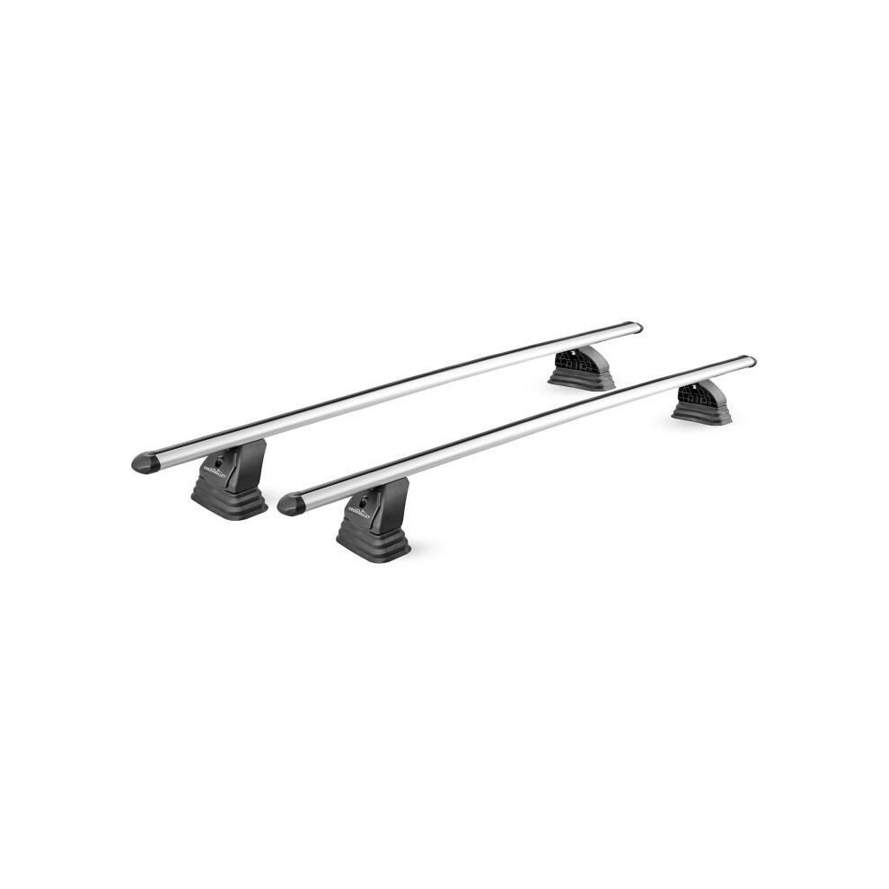 Set Of 2 Roof Bars - Valley - Easy One No. 59 - Aluminum - Mounting On Standard Roof - Up To 75 Kg Green 3050741620590